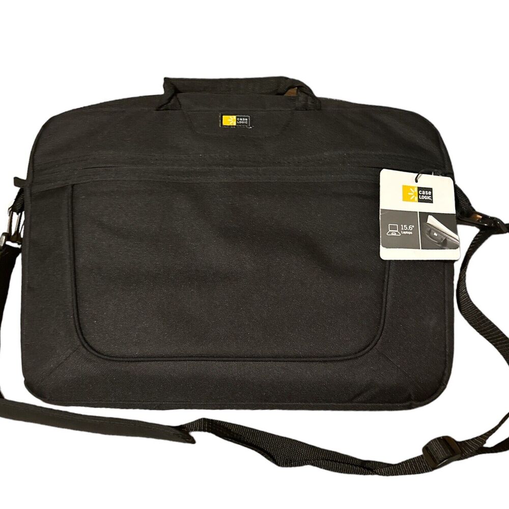 Case Logic Black 15.6” Laptop Messenger Bag Model VNAI215 NEW NWT